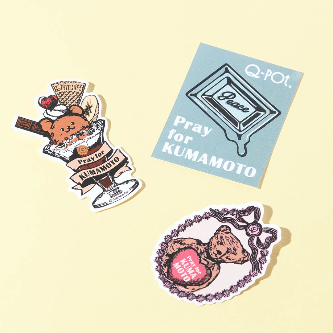 ☆2回目購入用☆【受注】「ステッカーセット」Pray for KUMAMOTO 熊本