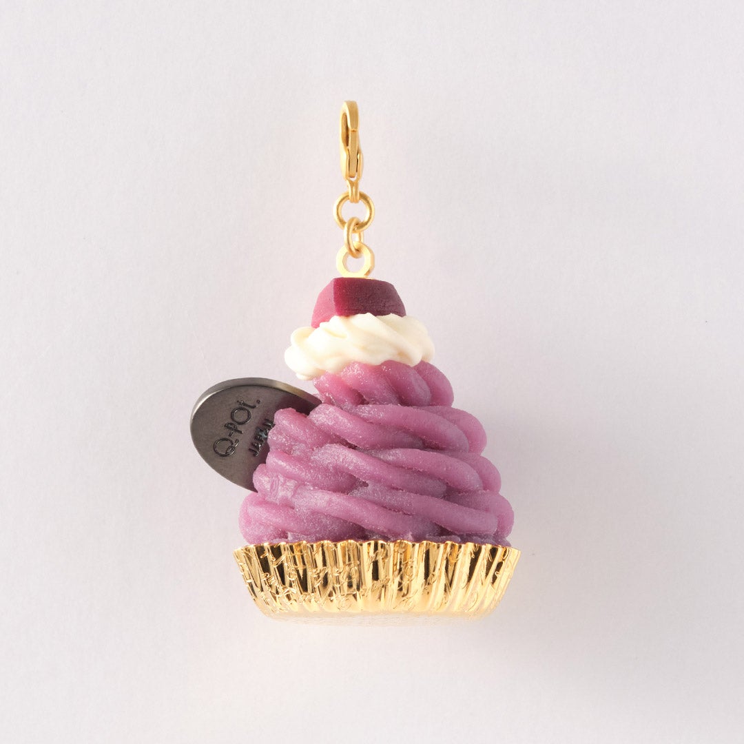 紫芋のモンブラン カップケーキ チャーム | Q-pot. ONLINE SHOP