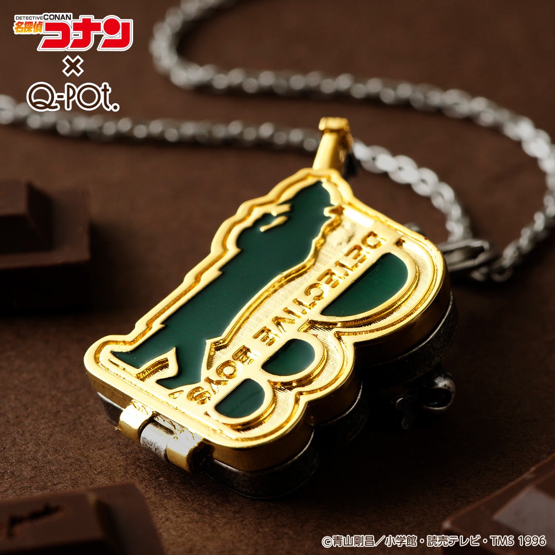 名探偵コナン／探偵バッジ 2Wayネックレス＆ブローチ | Q-pot. ONLINE SHOP